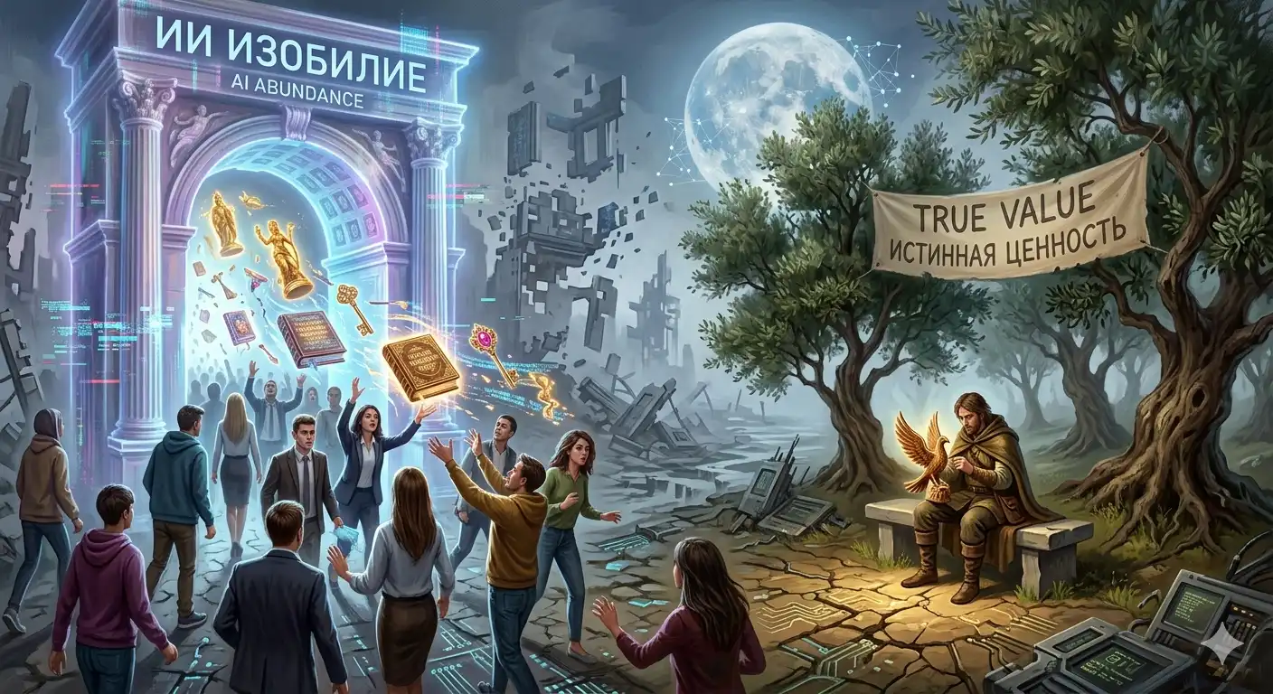Призраки ценности: Почему ИИ-изобилие — это ловушка для дураков