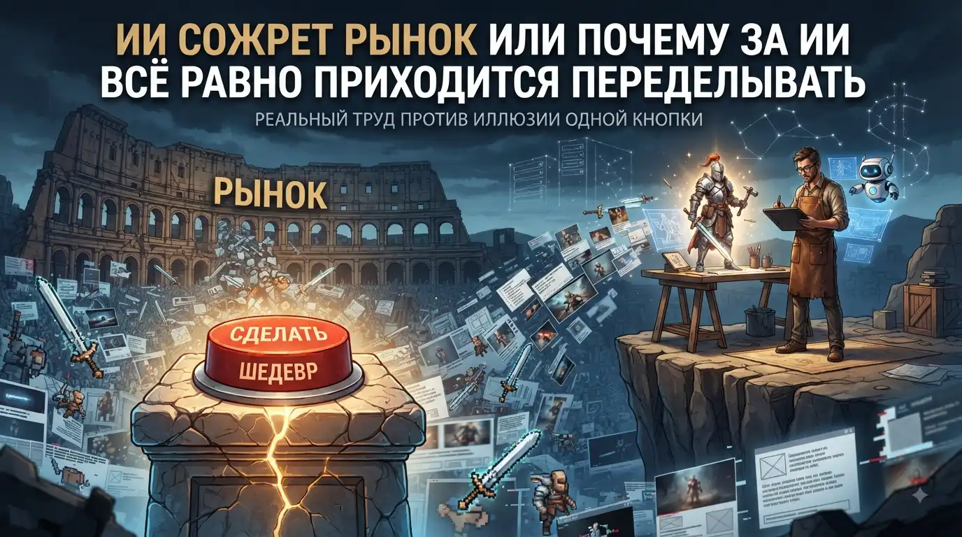 ИИ сожрет рынок или почему за ИИ всё равно приходится переделывать