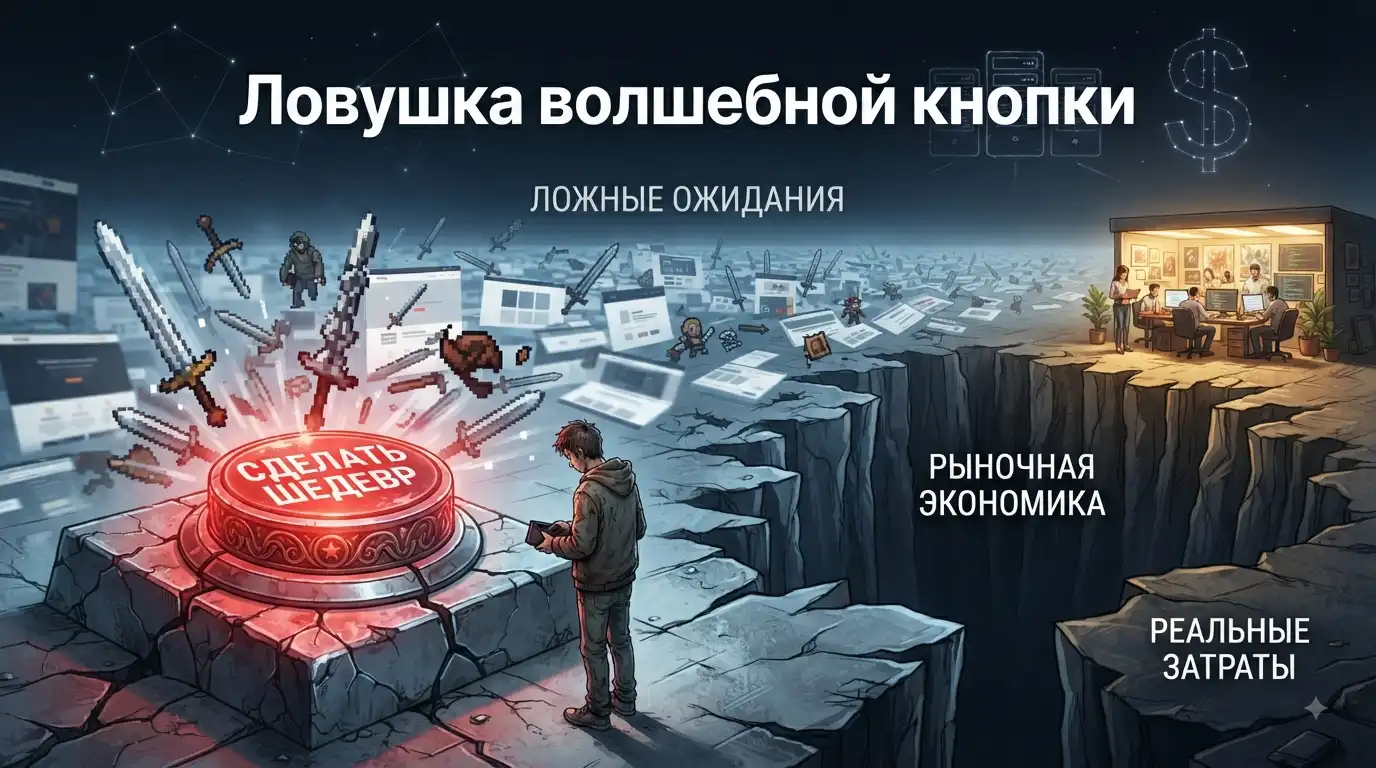 Ловушка волшебной кнопки: где на самом деле кончаются сказки про ИИ-миллиарды